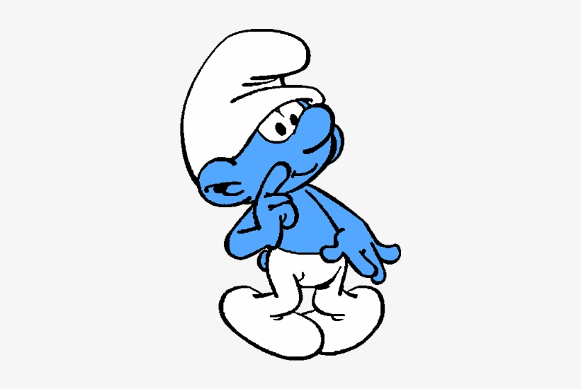 323px-clumsy Comic Books - Clumsy Smurf Png, transparent png #1568562