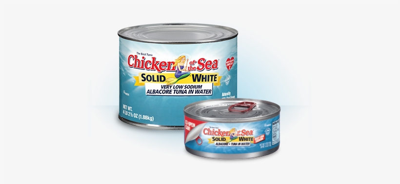 Solid White Albacore Tuna In Water, Very Low Sodium - Chicken Of The Sea Chunk White Albacore Tuna In Water, transparent png #1568808