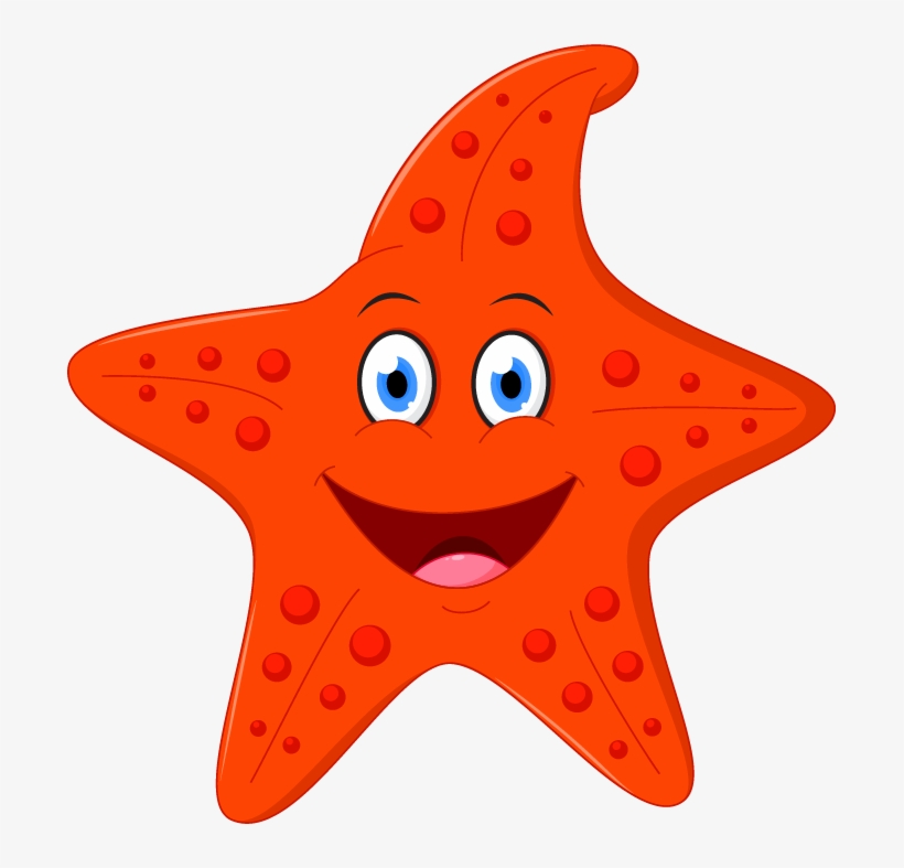 Clip Art Library Library Drawing Royalty Free Comics - Star Fish Cartoon Png, transparent png #1568960