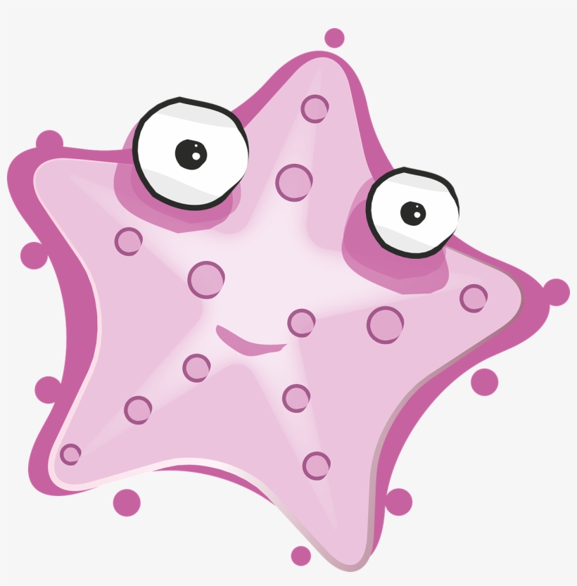 Starfish,sea,fun,little - Gambar Bintang Laut Animasi, transparent png #1569313