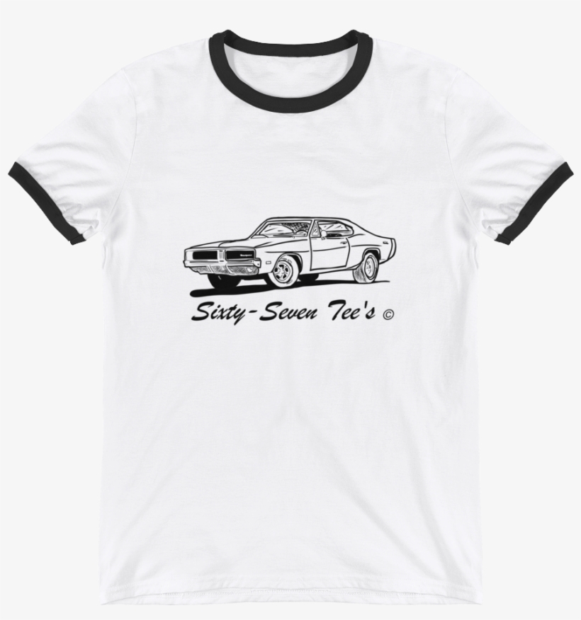 1967 Dodge Charger - Ringer T-shirt, transparent png #1569463