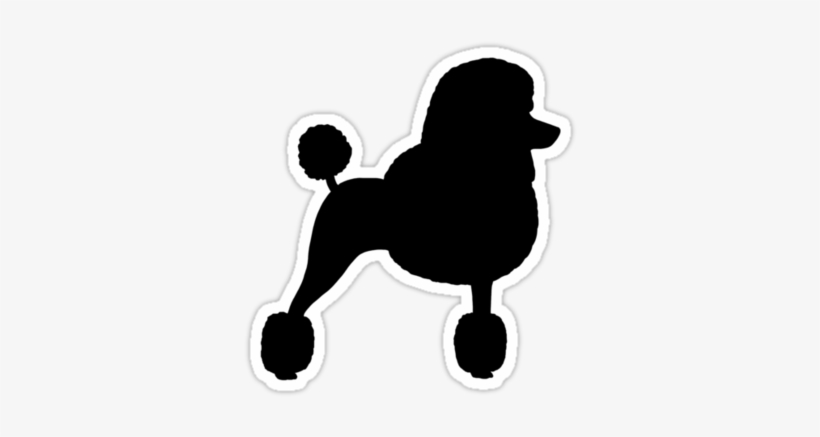 Poodle Clipart Fancy - Standard Poodle Pillow Case, transparent png #1569570