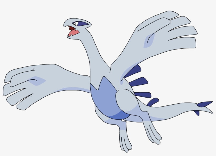 Having Survived The Fall Into The Ocean, Make It Back - Pokemons Lugia, transparent png #1569657