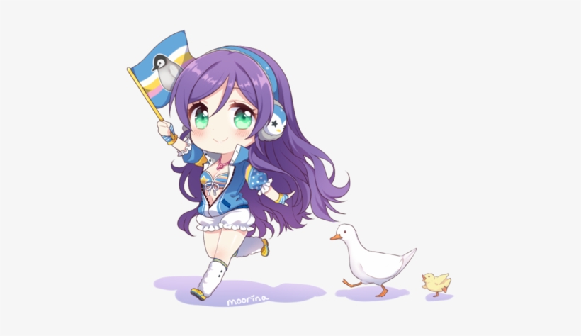Anime Girl, Beautiful, And Chibi Image - Love Live Nozomi Chibi, transparent png #1569716