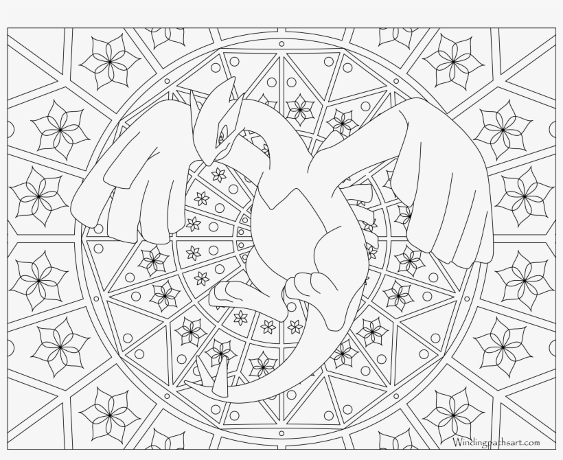 Lugia - Pokemon Adult Coloring Pages, transparent png #1569844