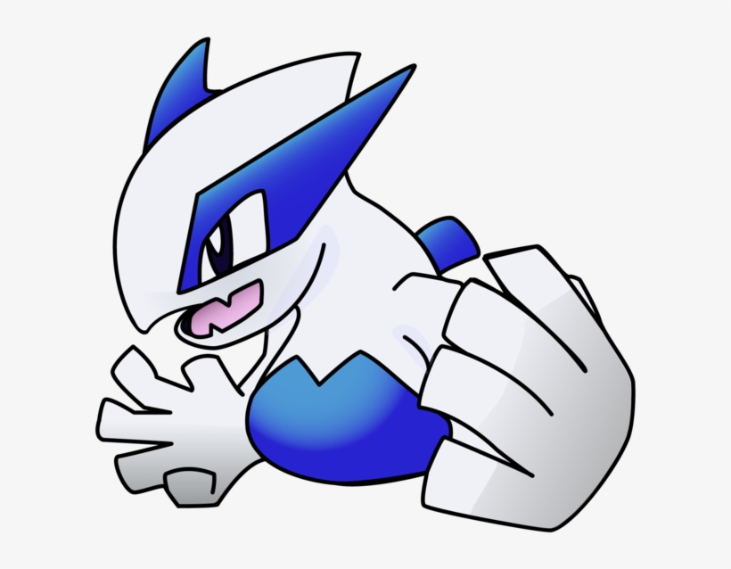 Pokemon Clipart Lugia - F2u Pokemon Vector, transparent png #1569935