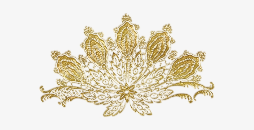 Golden Lace - Gold Lace Transparent Png, transparent png #1570058