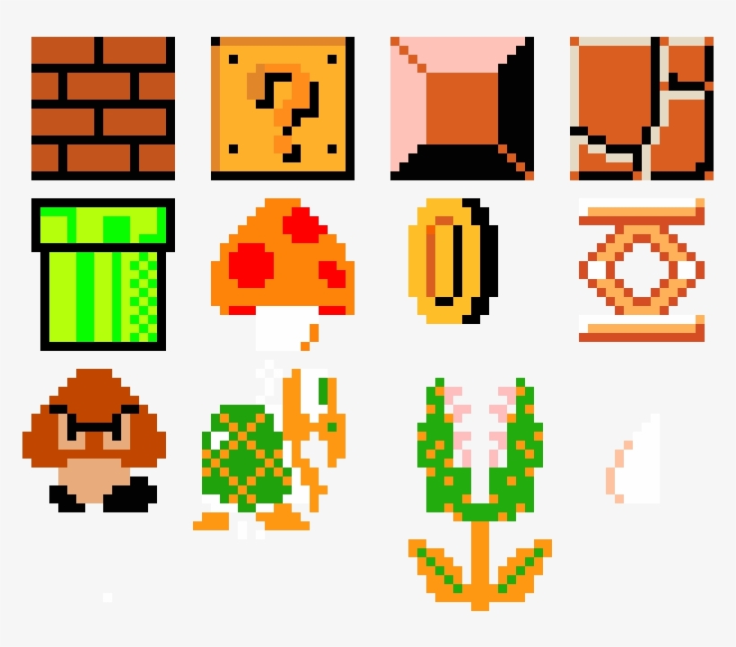 Super Mario Maker - Super Mario Brothers - Enemy Pack By Nintendo Wall, transparent png #1570172