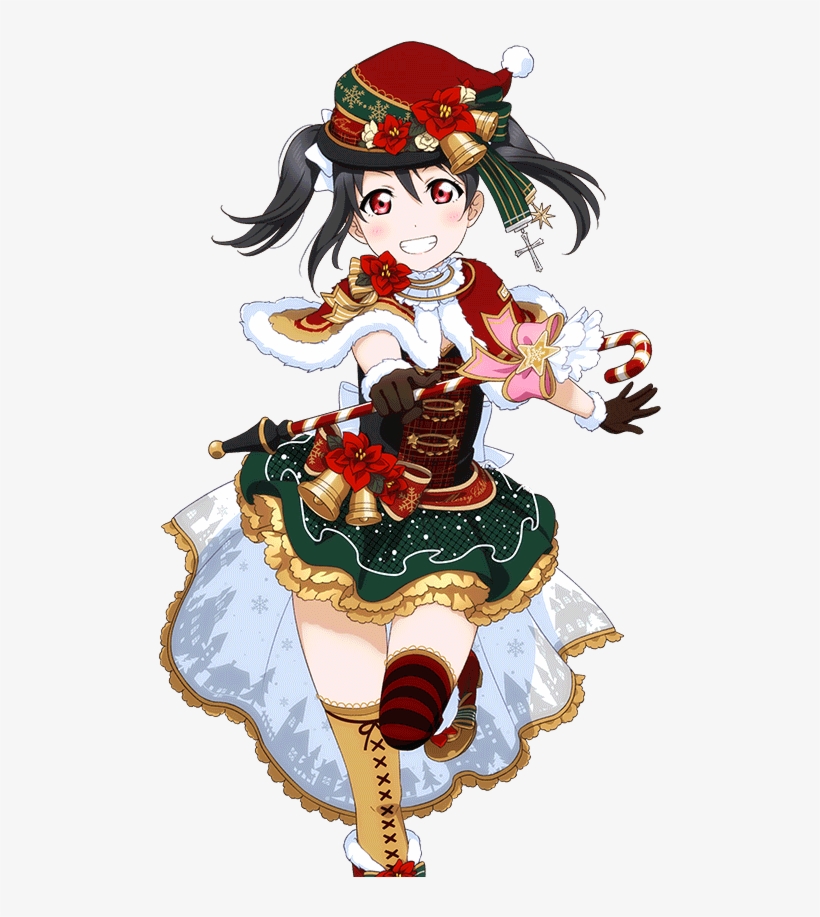 Transparent - Idolized - Love Live Nico Christmas, transparent png #1570264