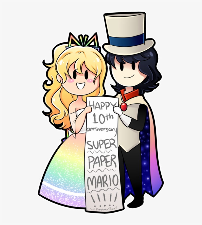 App Oth Versor Super Paper Super Paper Mario Super - Super Paper Mario Tippi And Count Bleck, transparent png #1570395