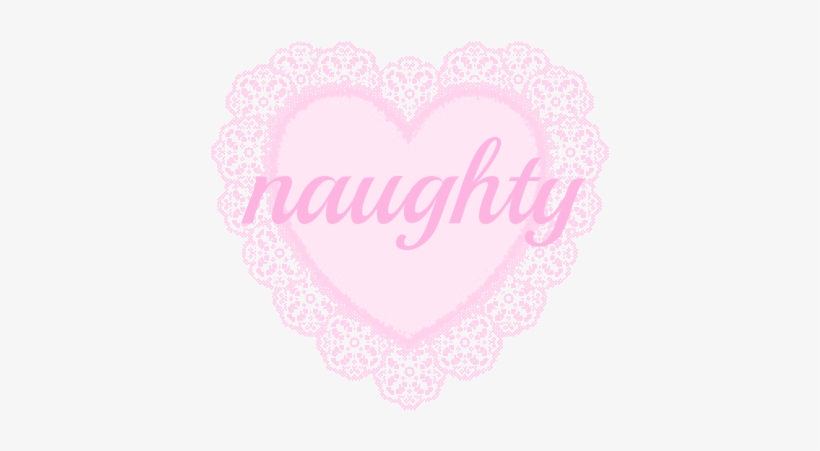 Lace Kawaii Pink Naughty Pastel Transparent Pastel - Heart, transparent png #1570493