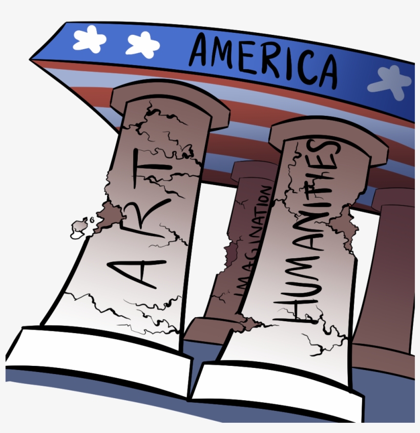 Cutting Arts Program Budgets Will Not Make America - Cartoon, transparent png #1570515