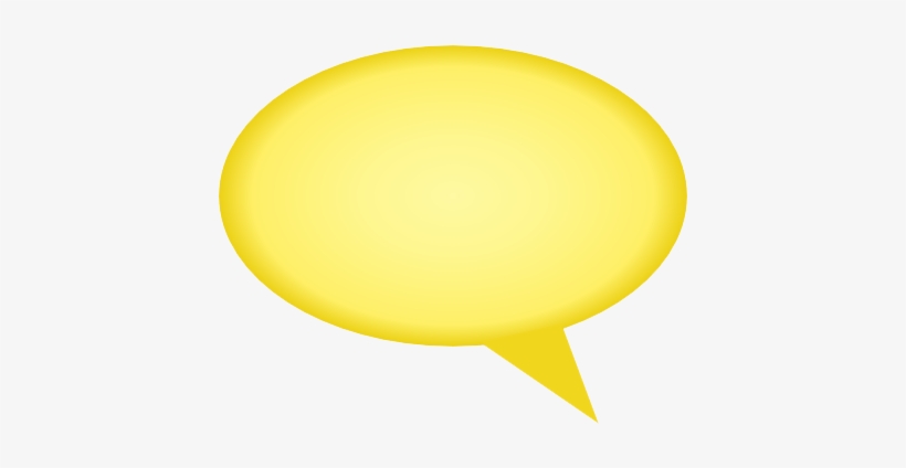 Transparent Bubble Png Gradient Comment Bubble Yellow - Circle, transparent png #1570656