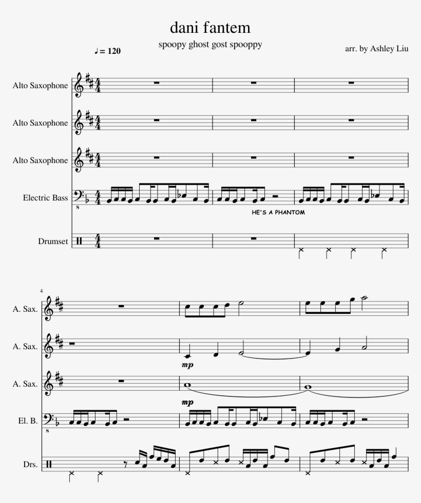 Dani Fantem Sheet Music Composed By Arr - Practical Magic Theme Sheet Music, transparent png #1570891