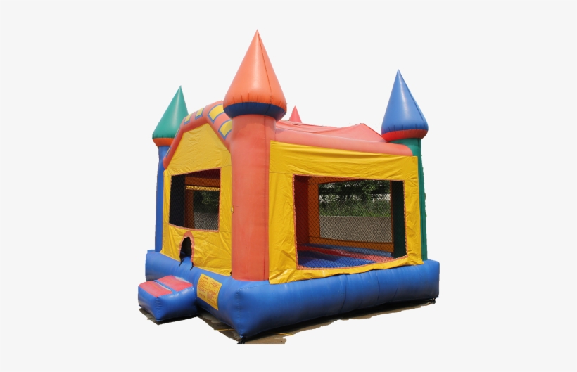 Castle Moonwalk - Castle Bounce House, transparent png #1571466