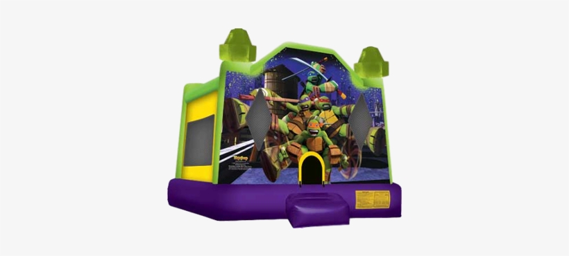 5 N 1 Large Bounce House - Ninja Turtles Bouncy Castle, transparent png #1571612