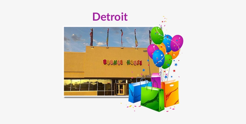Detroit Bounce House - Feliz Y Bendecido Cumpleaños Sobrino, transparent png #1571794