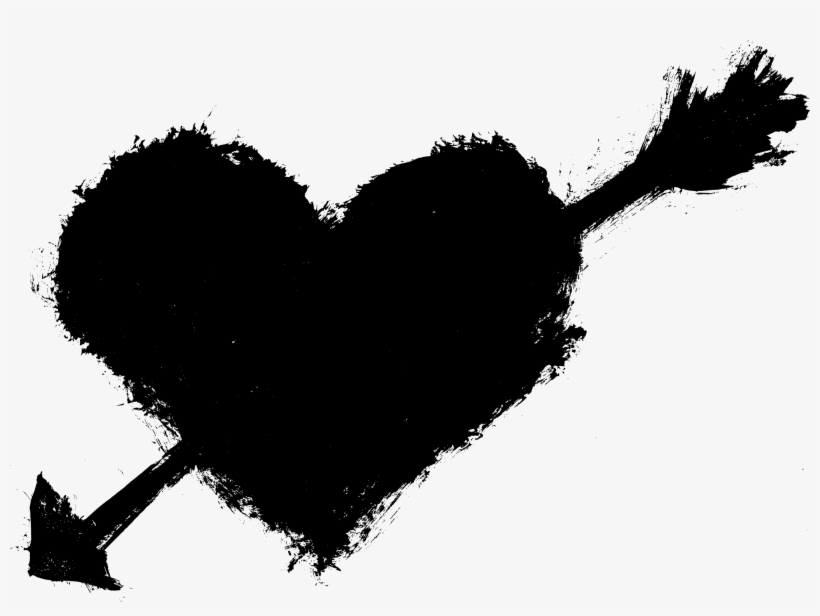 Grunge Heart Png Download - Portable Network Graphics, transparent png #1571999