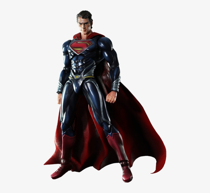 Man Of Steel Collectible Figure - Super Man Man Of Steel, transparent png #1572106