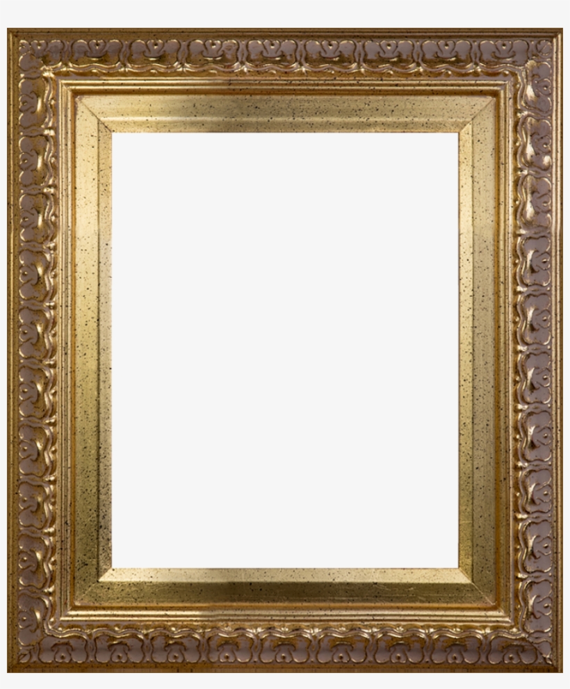 Gold Frame Canvas Art - Elegant Gold Frame 8"x10" Museum Frame, transparent png #1572406