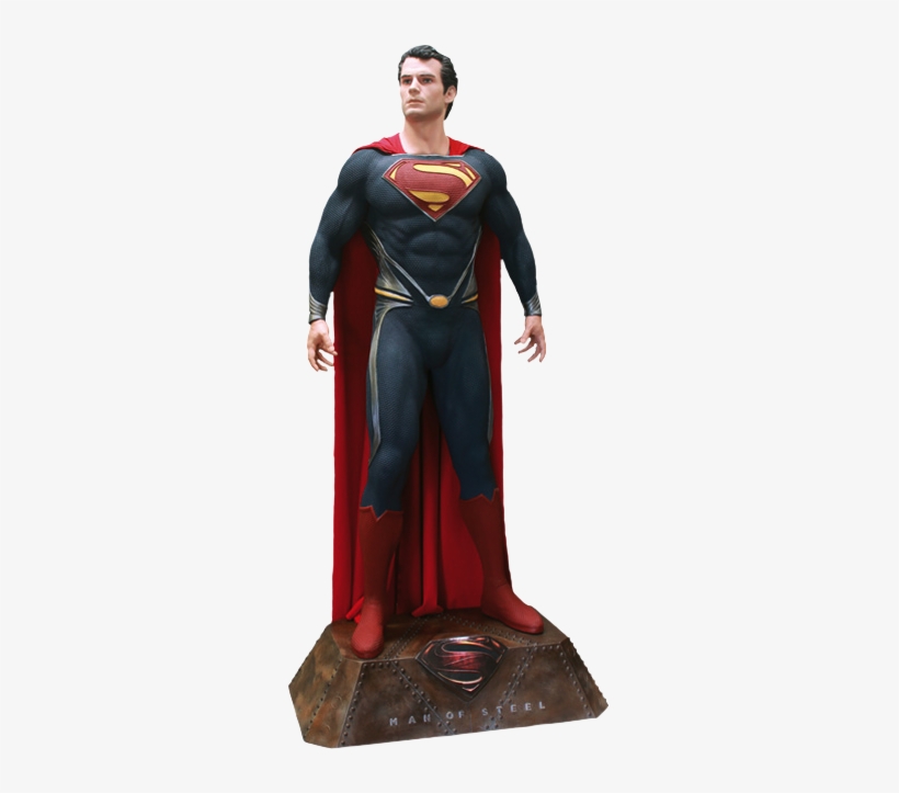 Man Of Steel - Superman Figur Man Of Steel, transparent png #1572508