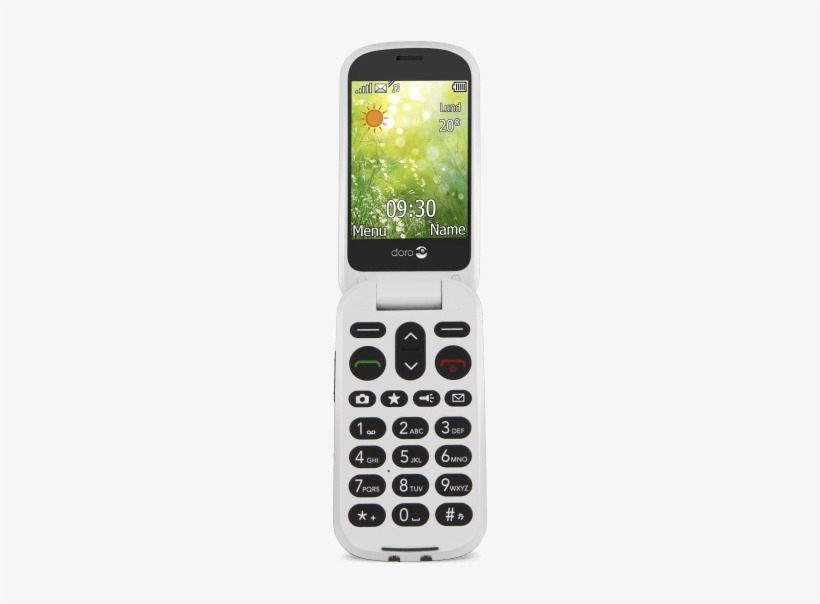 The Doro 6050 Is A Flip Phone That Comes With All The - Doro Phone, transparent png #1572595