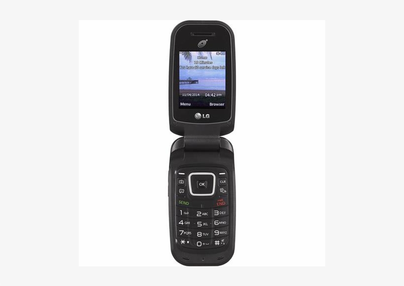 Auction - Net10 Lg 441g Gsm Handset, Black, transparent png #1572623
