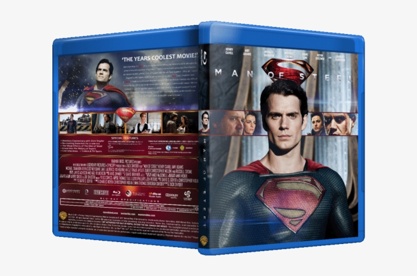 Man Of Steel Box Art Cover - Henry Cavill Superman Actor Art 32x24 Poster Decor, transparent png #1572729