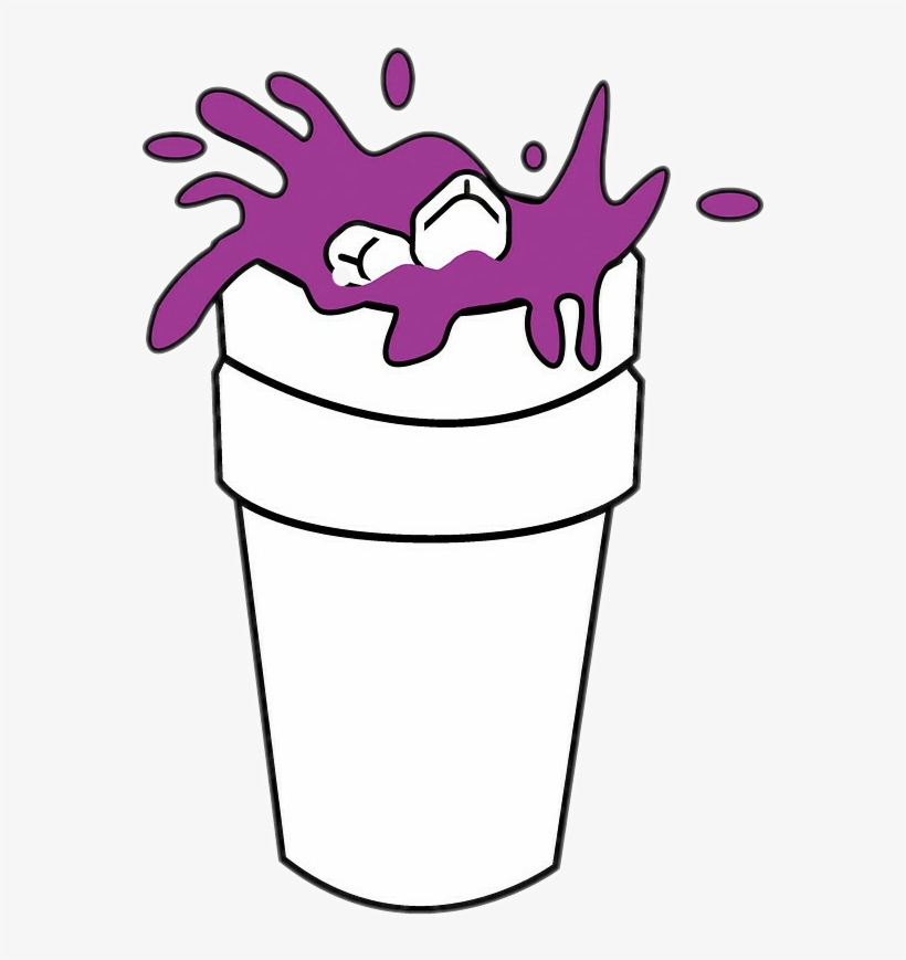 Report Abuse - Purple Drank Art Png, transparent png #1572800