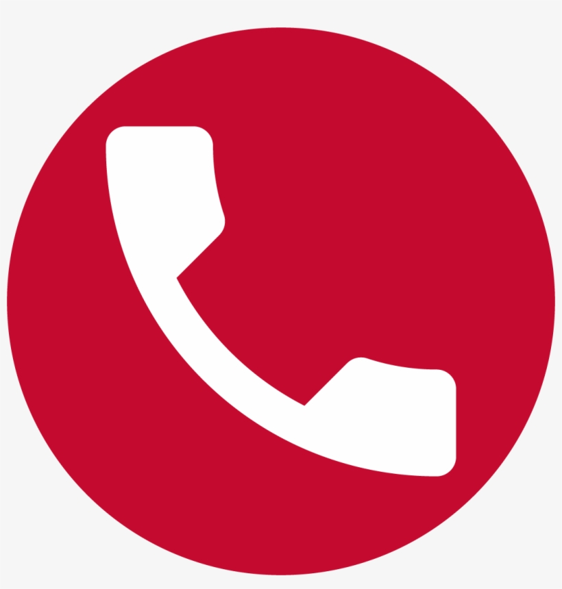 Phone - Red Png Contact Icon, transparent png #1572938