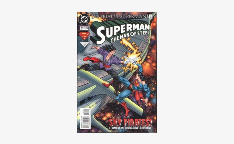 Купете Comics 1995-12 Superman - Superman, transparent png #1572982