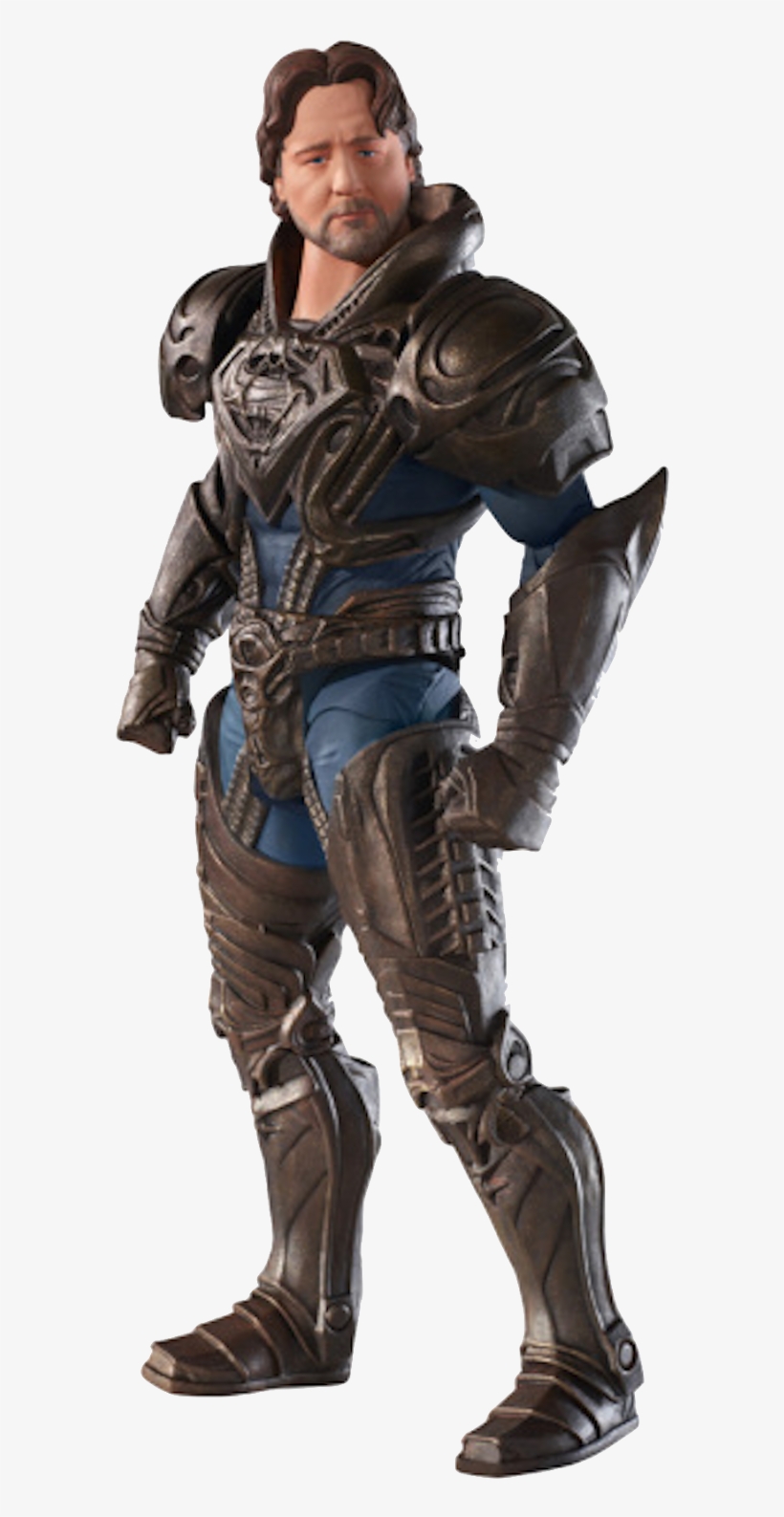 Russell Crowe Will Be Sporting Some Heavy-duty Armor - Mattel Man Of Steel Movie Masters: Jor-el, transparent png #1573089