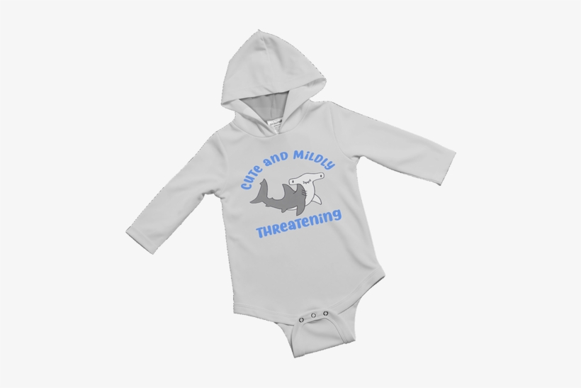 Baby Onesie Rated Upf 40 With A Built In Hoodie Available - Jessie Jessup Apparel, transparent png #1573645