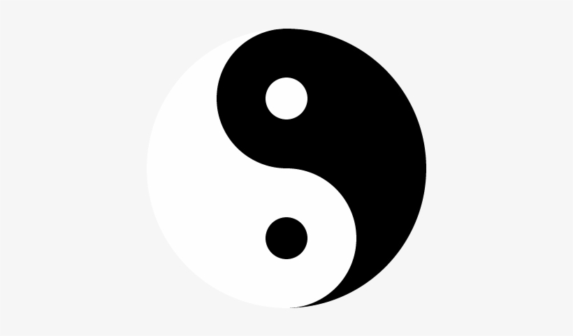 Yin And Yang Transparent Images - Number, transparent png #1573704