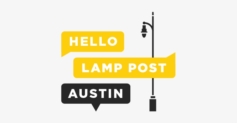 Hello Lamp Post - Street, transparent png #1573851