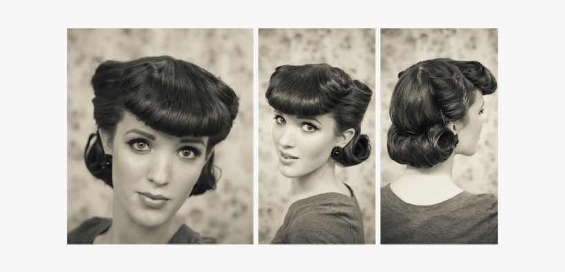 Thanks For Dropping By, And A Huge Thankj You To Those - 1950 Hair Style Side Bangs, transparent png #1573912