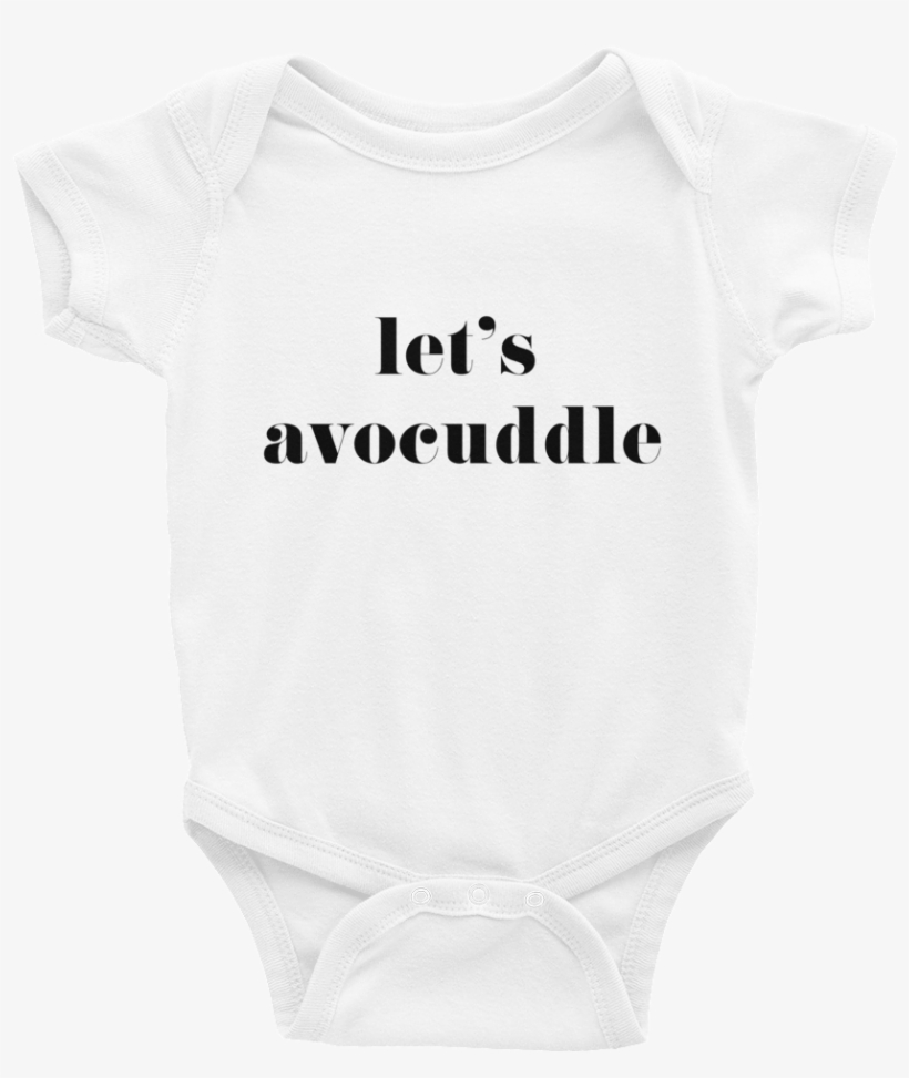 Image Of Let's Avocuddle Baby Onesie - T-shirt, transparent png #1574082