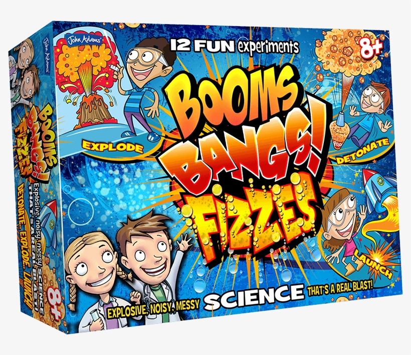 Booms Bangs Fizzes Box - John Adams Booms Bangs And Fizzes, transparent png #1574491