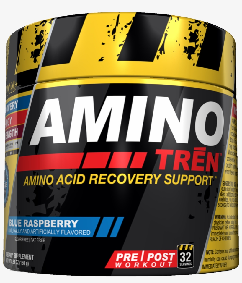 Amino Tren, Blue Raspberry 32 Servings Expired - Con-cret Amino Tren Blue Raspberry 32 Servings, transparent png #1574723