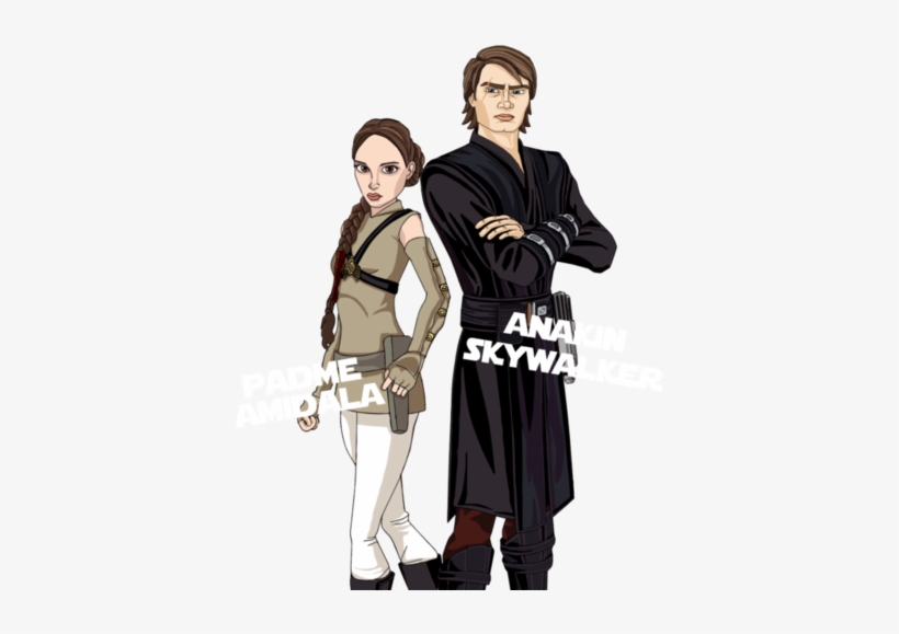 Cw Anakin And Padme - Padme And Anakin Fanart, transparent png #1575121