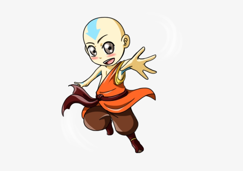 Avatar Aang Png - Avatar Aang Chibi Png, transparent png #1575164
