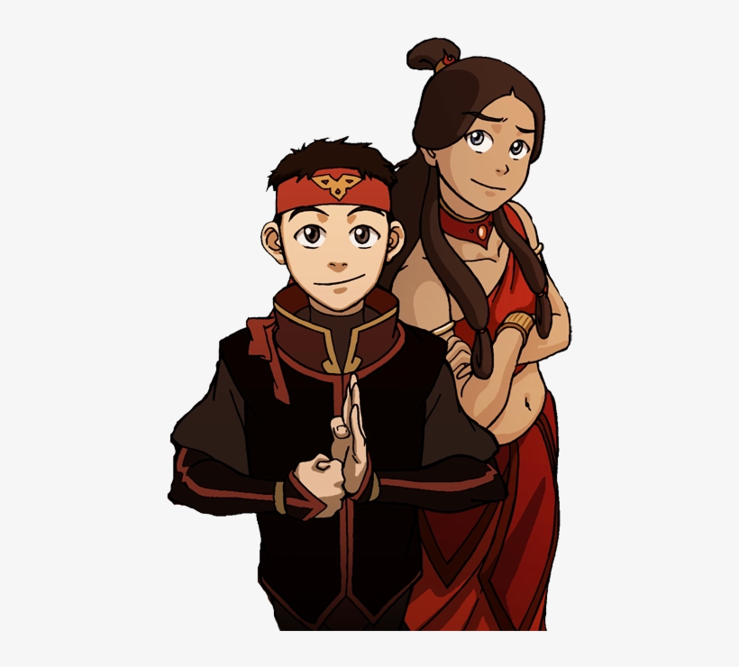 Also I Made An Aang And Katara's Png From The Cover - Katara, transparent png #1575460