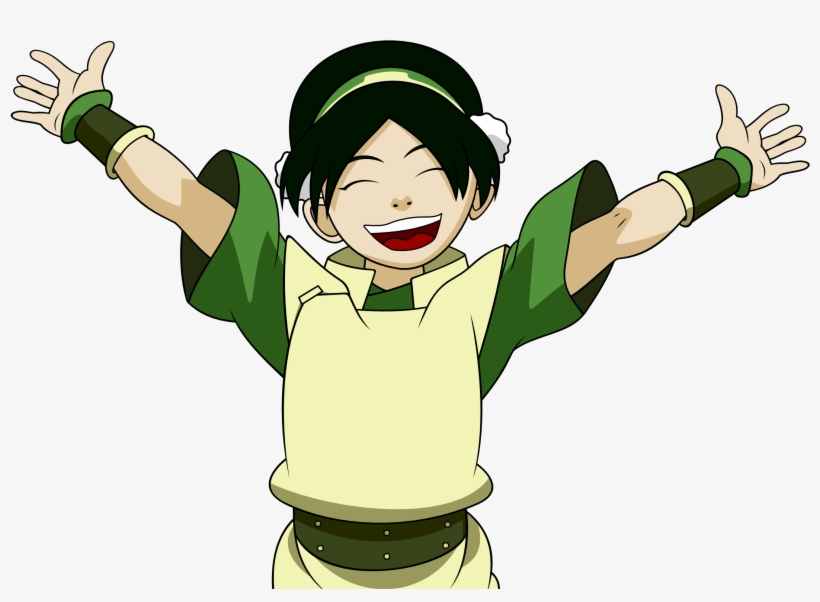 Aang Clipart Vector - Toph Avatar Png, transparent png #1575479