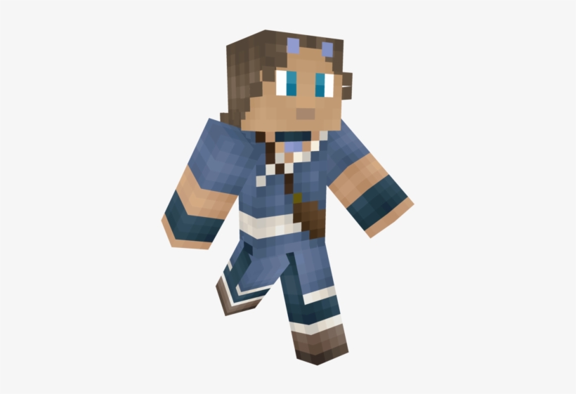 After The Hundred Year War Ended, Katara And Aang Began - Minecraft De Skins Avatar Katata, transparent png #1575767