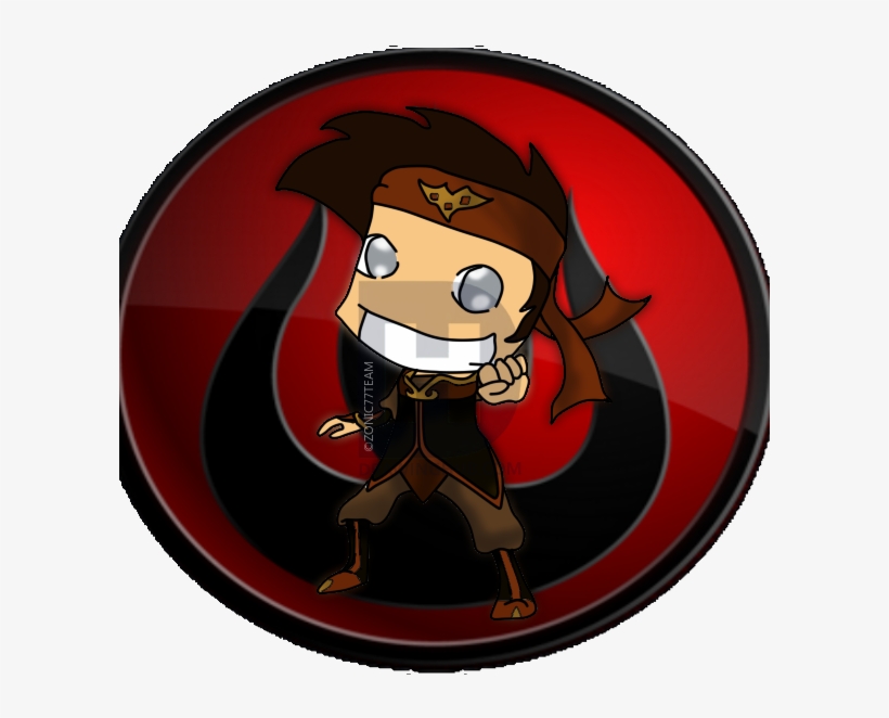 How To Draw Fire Nation Chibi Aang - Drawing, transparent png #1575794