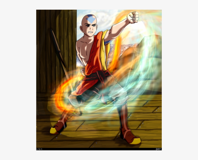 'a' For Aang ' - Aang Firebending, transparent png #1576144