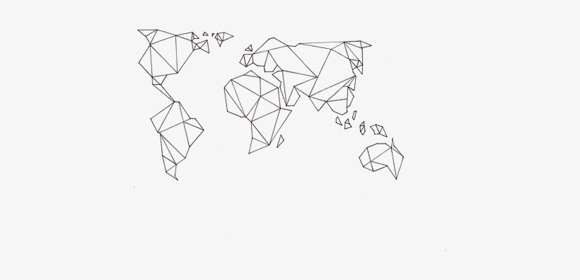 Clipart Stock Map Transparent Tumblr - Mapa Geometrico, transparent png #1576217