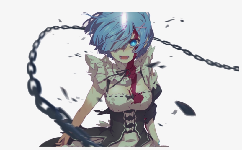 Rem From Re Zero, transparent png #1576257