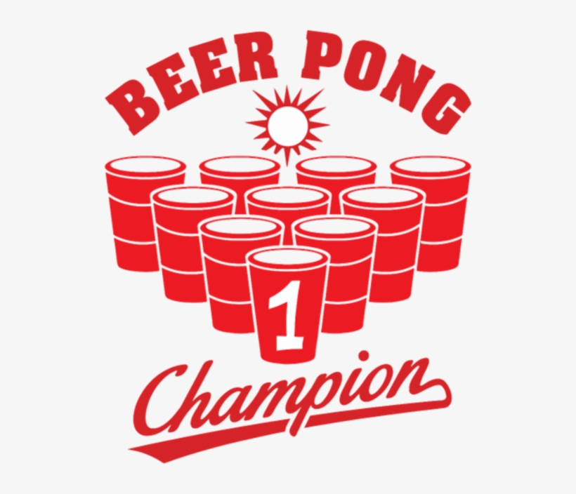 Beer Pong Champion, transparent png #1576471