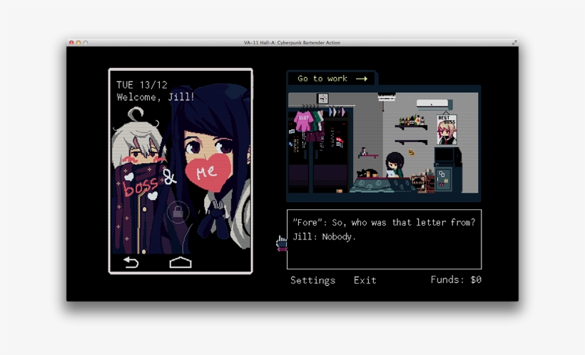 Screen - Playism Va-11 Hall-a, transparent png #1576514